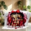 Custom Name Personalized Betty Boop Print Blanket, Home Decor, Bedroom, Sofa, Camping, Couch, Gifts for Birthday Christmas