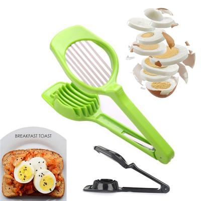 1 pezzo di utensili da cucina taglia uova affettatrice sezione taglierina stampo bordi di fiori gadget