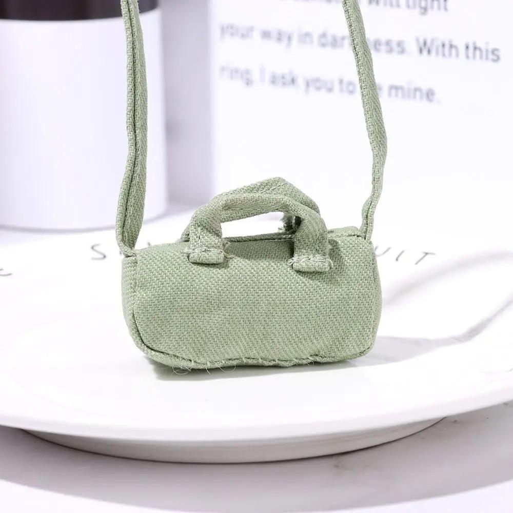 Mini Doll PU Leather Bag Miniature 17cm Doll Bag Accessories  Dolls Accessories
