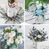 20pcs Artificial Plants Eucalyptus Leaves, Green Leaf Branches for Home Party Garden Wedding Valentine's Day Decoration Flowers