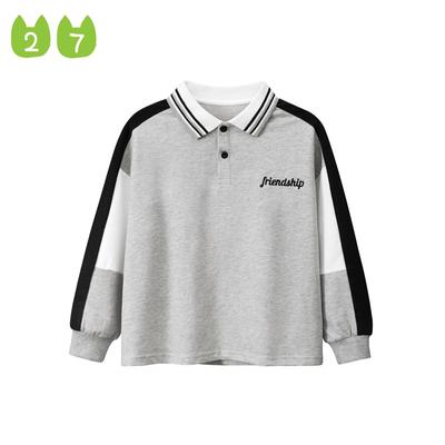 Mode Kinder Langarm T-shirt Kinder Top Jungen und Mädchen Mäntel