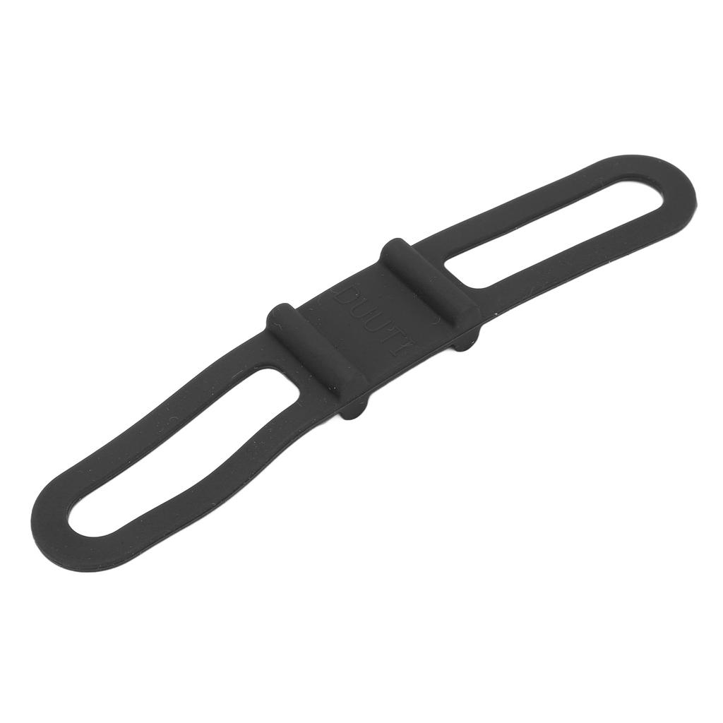DUUTI 5 Stück Fahrrad Silikonband Cycling Taschenlampe Lenkerhalter Halter Mehrzweck Fahrradgurte zum FahrenSchwarz