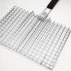 Foldable Detachable Handle Grills Basket 32cm Nonrust Steel For Family Camping Picnics Safe Heat Resistant Design