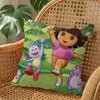 Cartoon D-Dora The E-Explorer Cushion Cover Inches Farmhouse Decor Home Throw Pillow Covers For Couch Decorations