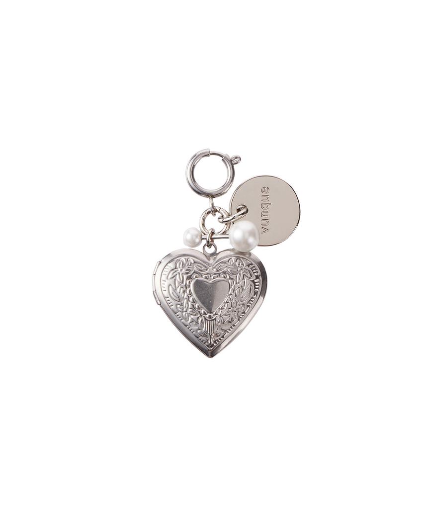 Vunque Heart Memory Charm Piccolo Silver