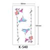 Small Fresh Tattoo Sticker, English, Alphabet Flower Butterfly Sketch Line, Waterproof Tattoo Sticker Tattoo