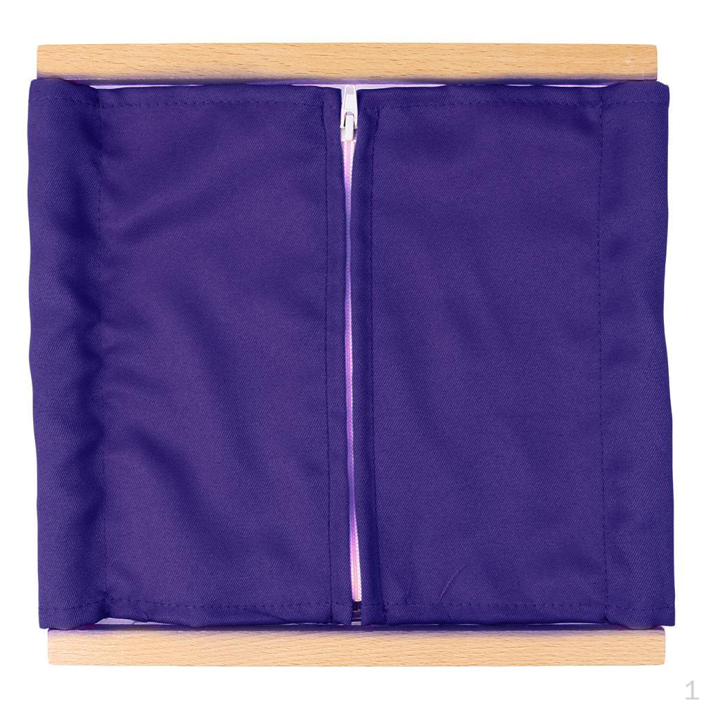 montessori toys Early Learning Developing Toy Clothing Box Zipper for Birthday Gift