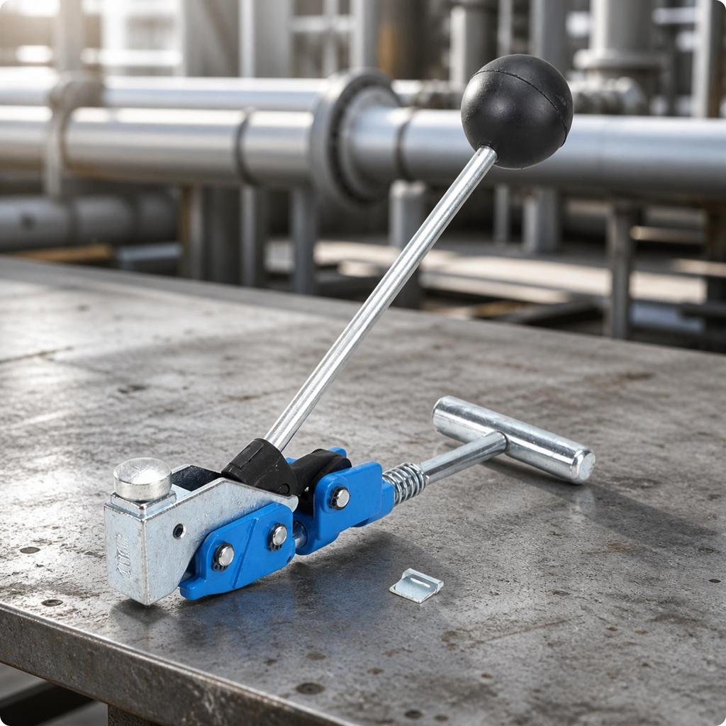 Handheld Banding Tool with Punching Head Practical for Repairs