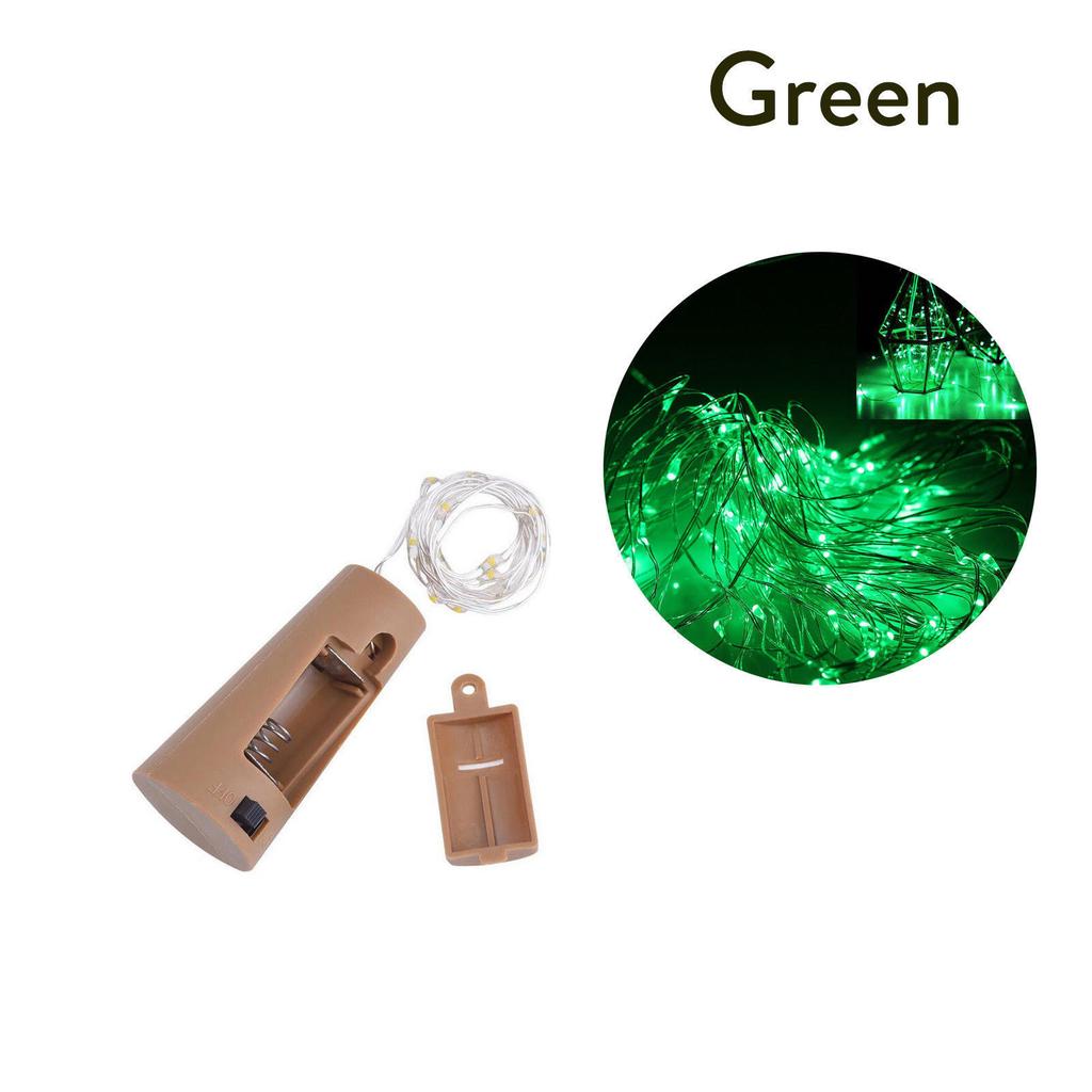 1M Wine Bottle String Lights For Party Copper LED Garland Fairy Cork Night Light Corker Battery Operated Glass Decoration