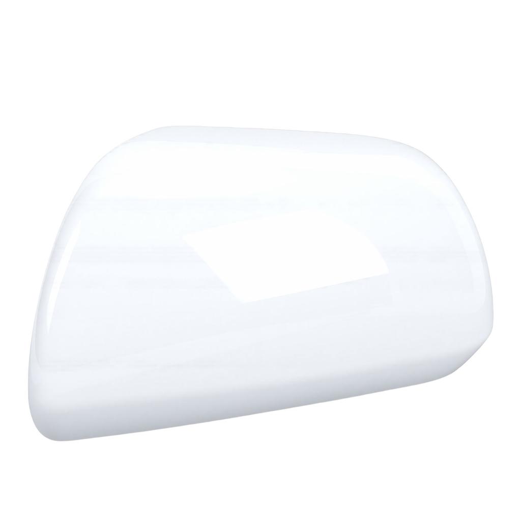 Door Side Rearview Mirror Cover Cap White Clip On Exterior Mirror Cover Trim Replacement for Toyota 2012 2020 Left