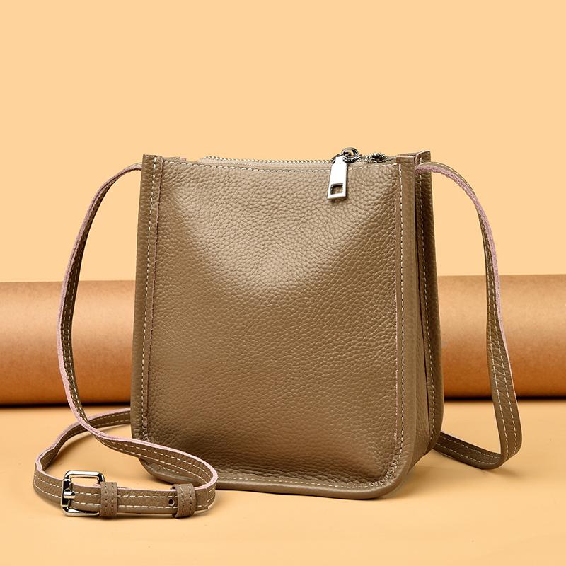100% Genuine Leather Purse Fashion Women Crossbody Bags For Ladies Leather High Capacity Shoulder Bag Handbag Female Sac 2026