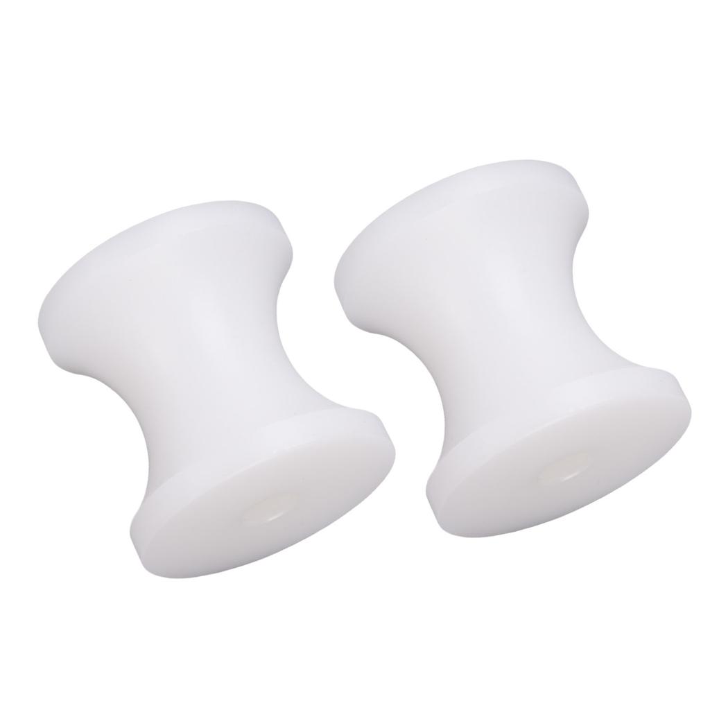 2PCS Boat Trailer Roller White Bow Boat Roller Nylon Bow Stop Marine Trailer Roller for Yachts