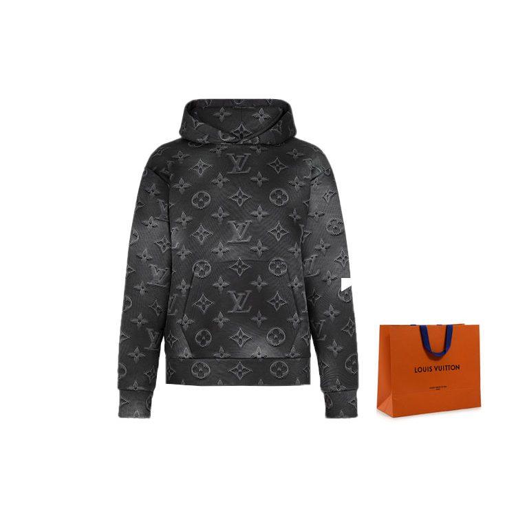 Louis Vuitton 2010s Monogram long-sleeve hoodie 1A8HDT