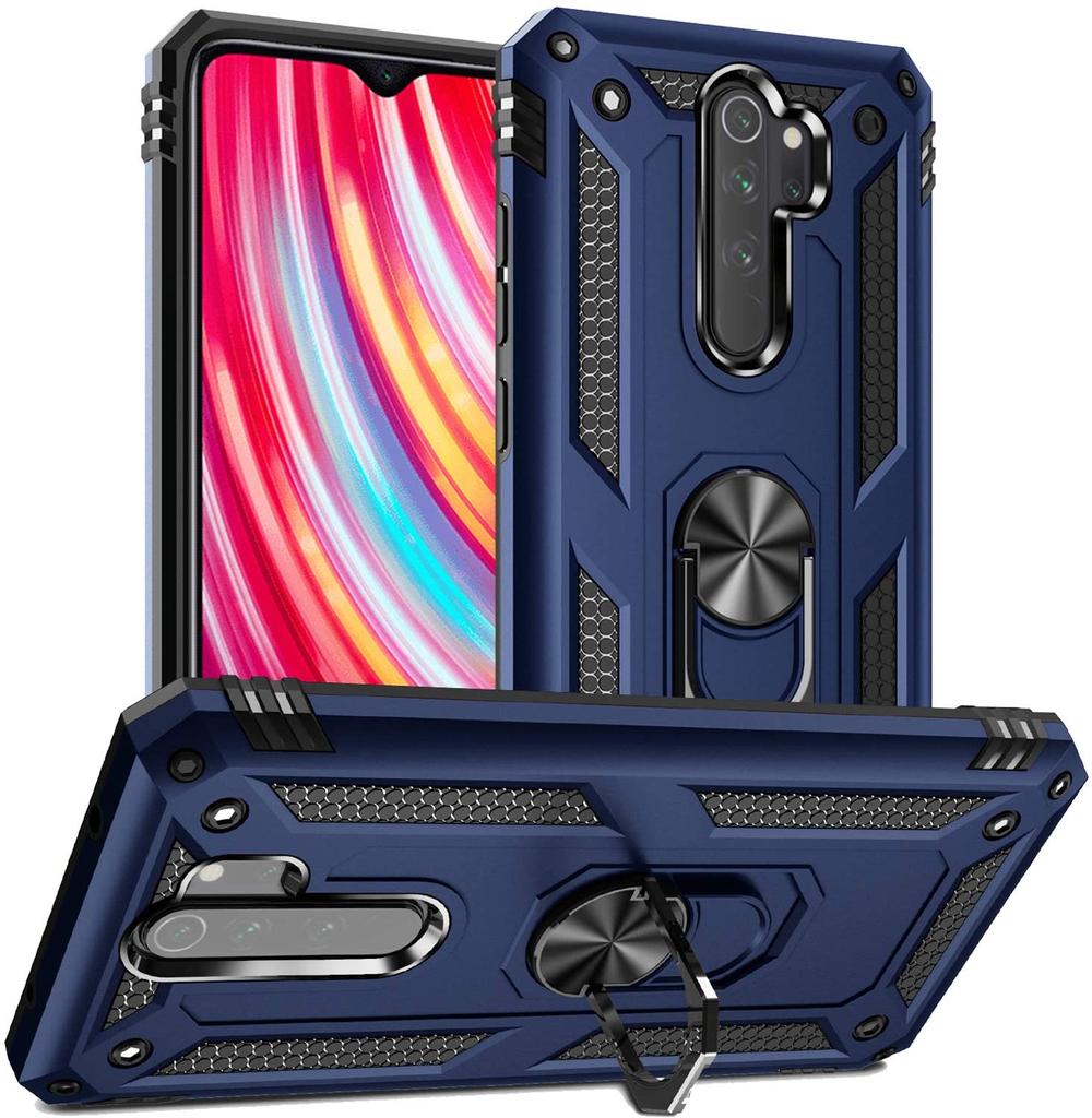 For Xiaomi Redmi Note 8 Pro Case Redmi Note 8 Pro Armor Rugged Bumper Military Shockproof Magnetic Holder Ring Case Cover