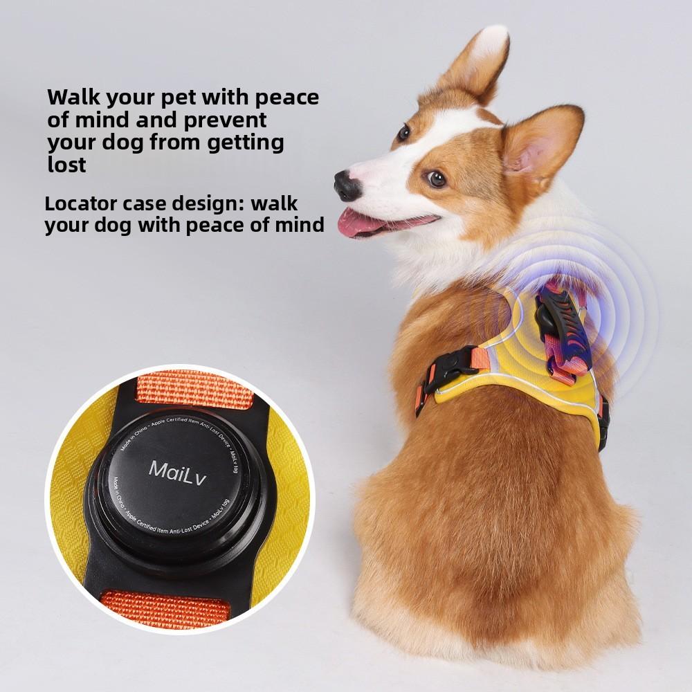 Pet Nylon Reflective Harness With Leash For Small Dogs And Puppies
