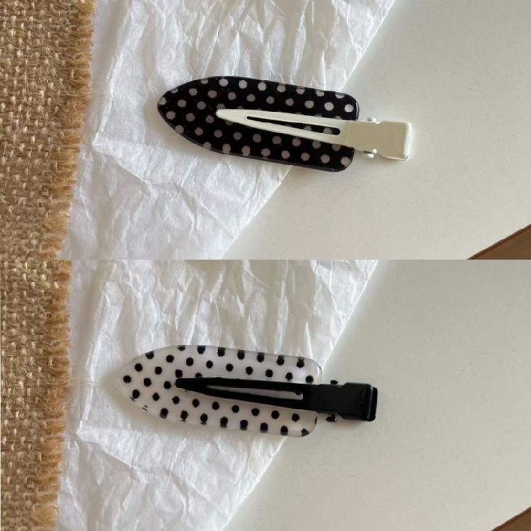 Adorable Round Dot Hair Clip For Women Girls No Snag Design Hair Barrettes Comfortable Wear Daily Long
