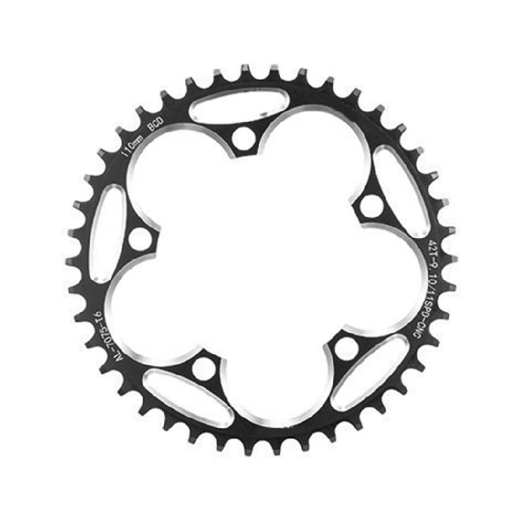 Aluminum Alloy Mountain Bikes Chainring Direct Mounted 110/130BCD Narrow Wide Bikes Chainring 5 Screws Round Chainring