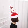 Festive Red Spring Christmas Hat For Fun Holiday Headwear And Unique Decorations