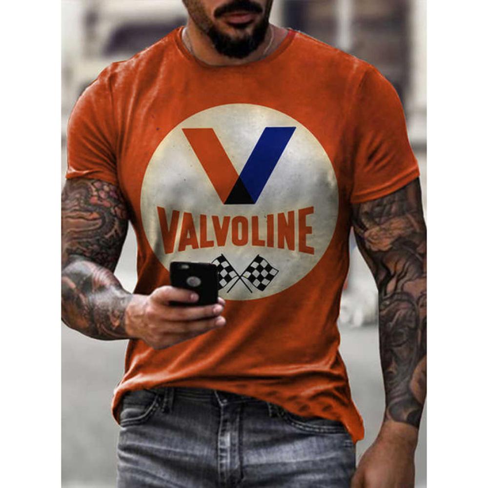 Summer New Graphic Casual Short Sleeved T Shirt For Men Oversized Streetwear 3D Digital Printing Large Size Top Tees For Male