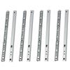 4Pcs Two Way Guide Rail Steel Ball Small Slide Rail 17 Wide Two Section Steel Ball Slide Rail 310mm Long