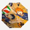 1pc Haikyuu! Volleyball Scene Automatic Opening Closing Umbrella, Portable 3-Fold Design with Iron Frame, Outdoor, Ideal Gift for Fans, Travelers, Dai