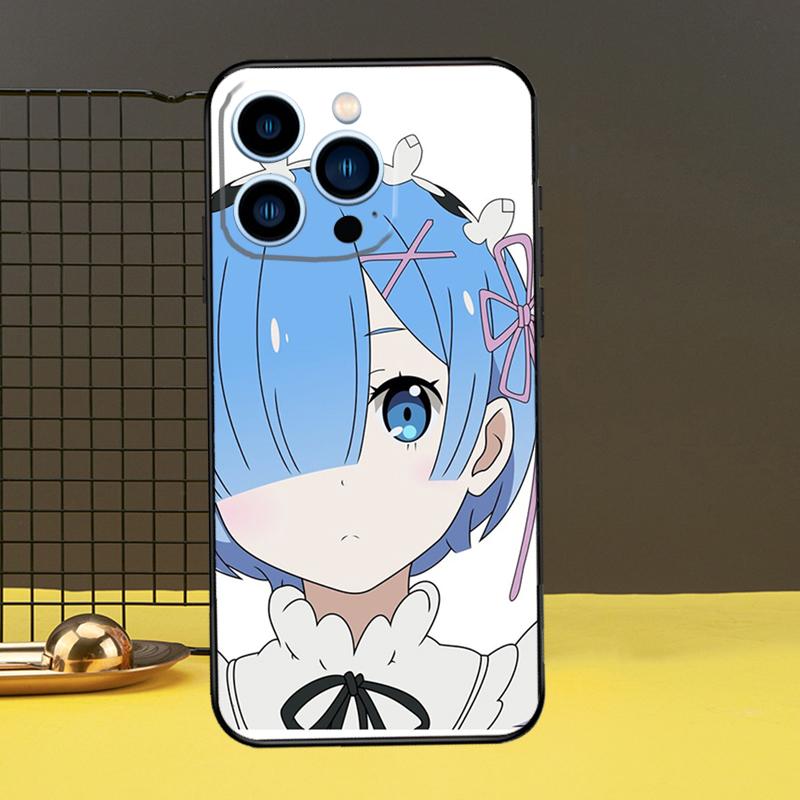 Husă Telefon Re Zero Rem Pentru iPhone 12 11 14 Pro MAX XR X XS Max Husă Pentru iPhone 13 Pro Max 7 8 Plus SE2