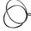 Iron Wire Park Golf Ball Retriever, Golf Ball Grabber Double Ring Clip, Putter Grip Metal Wire Golf Ball Picker Upper Tool, Golf