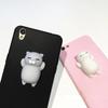 Soft and Cute 3D Cartoon Cat Silicone TPU Protective Case for 6/6S/7/Plus Mobile Phone Case