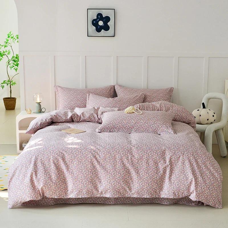 

2025 New Cotton Single Quilt Cover Printed Bed Cover Skin Friendly Comfortable Breathable Bedding150x200 180x220 200x230 220x240 48x74cm 2 pillowcase