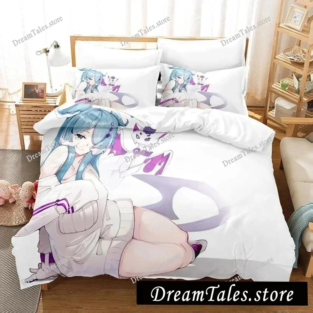 3D Print Anime Kawaii Girl Elira Pendora Bedding Set Single Twin Full Queen King Size Bed Set Adult Kid Bedroom Duvet Cover Sets