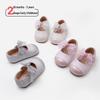 Maib Xiong 2026 Spring Bow Princess Baby Girl Walker Leather Shoes