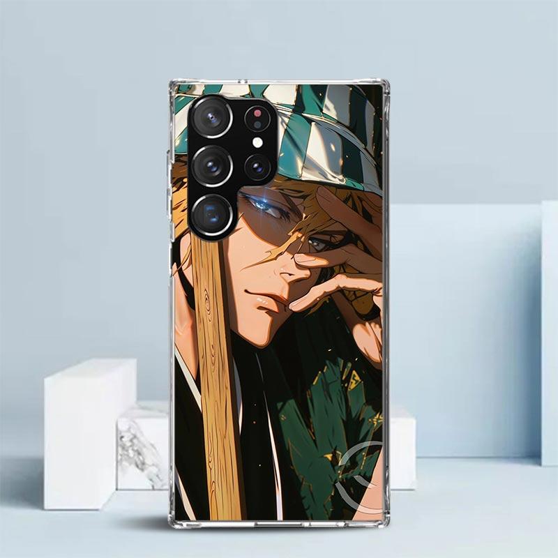 Bleach Kisuke Urahara Phone Case For Samsung Galaxy S24 S25 Edge S26 Ultra S22 S23 Plus S21 + S20 FE Soft TPU Back Cover Galaxy