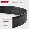 Men's Genuine Leather Automatic Buckle Belt Strap