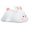 Rabbit Silicone Light Cute USB Rechargeable Touch Bunny Lamp Bedside Light for Bedroom Baby Room