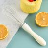 White Manual Silicone Whisk Hand-Held Baking Mixing Tool Baking Tool Set Cooking Kitchen Tools