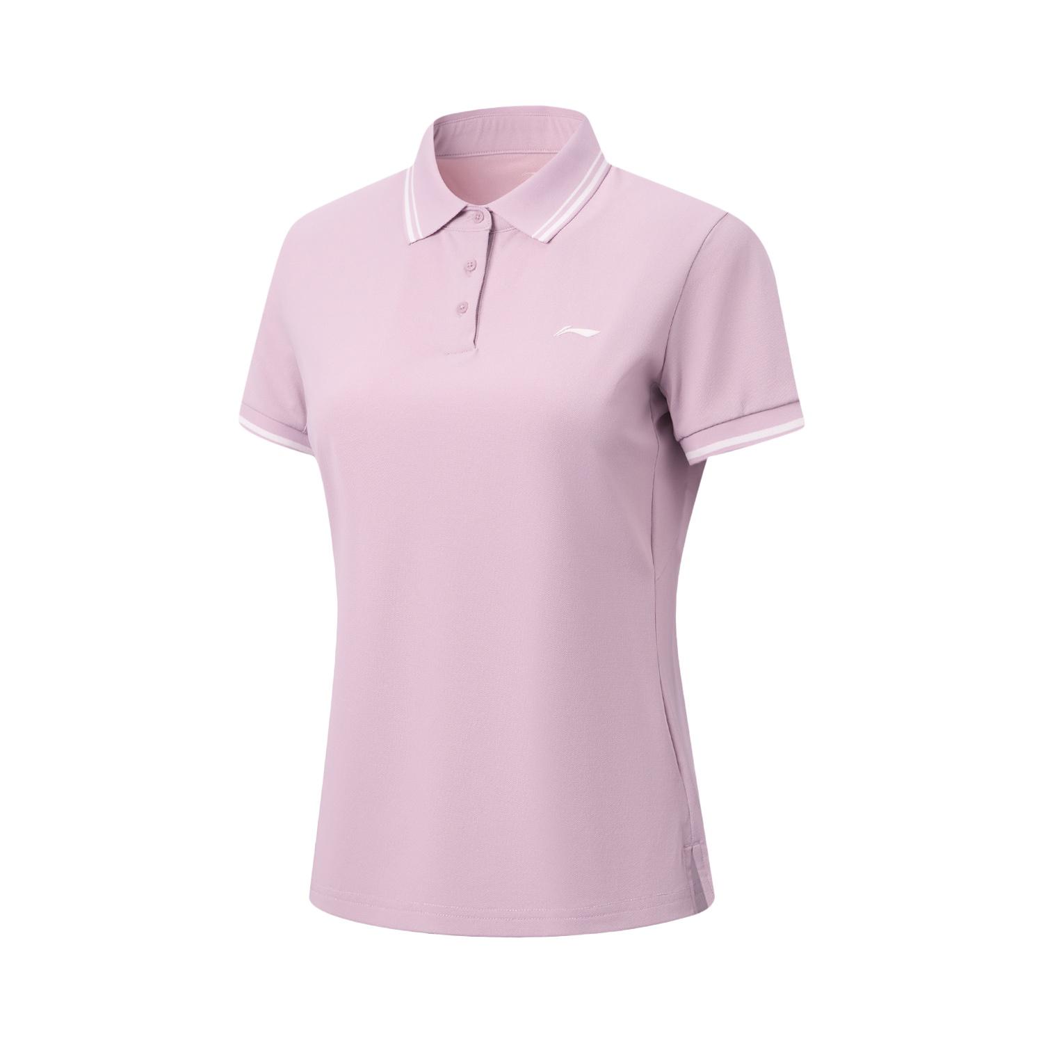 Женская футболка-поло с вышитым логотипом Li Ning Fitness Series APLW470-2 XS