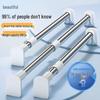 Meijuke Retractable Stainless Steel Drying Rod/Shower Curtain Rod