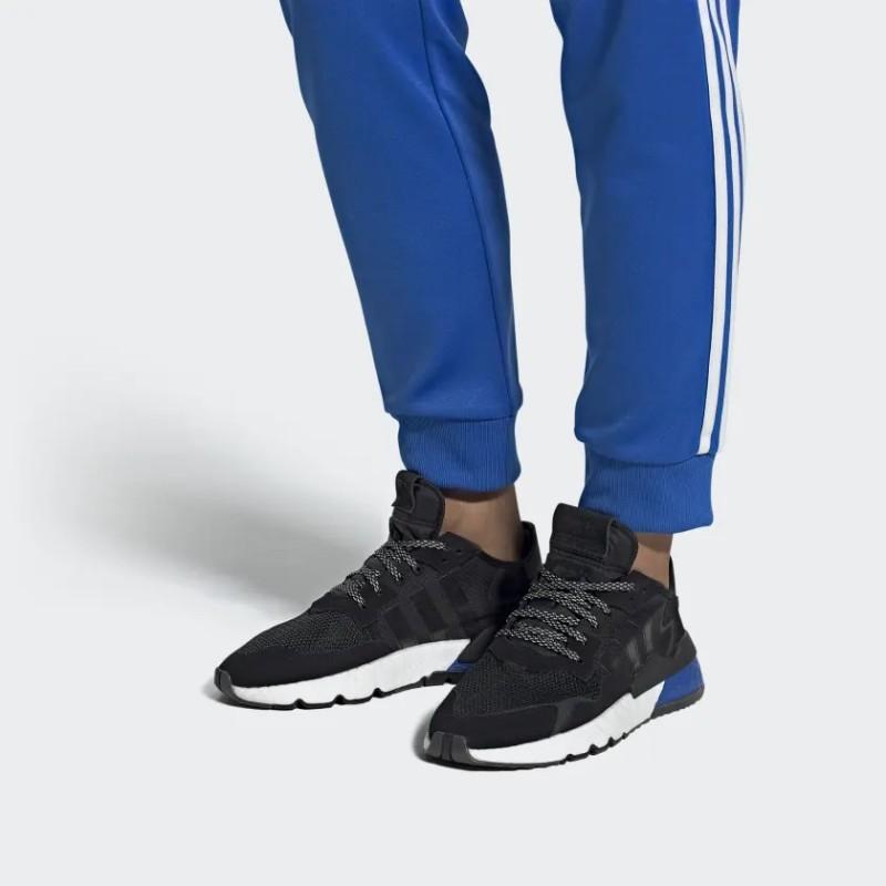 Adidas Nite Jogger Core Black Lush Blue Sneakers FW5331