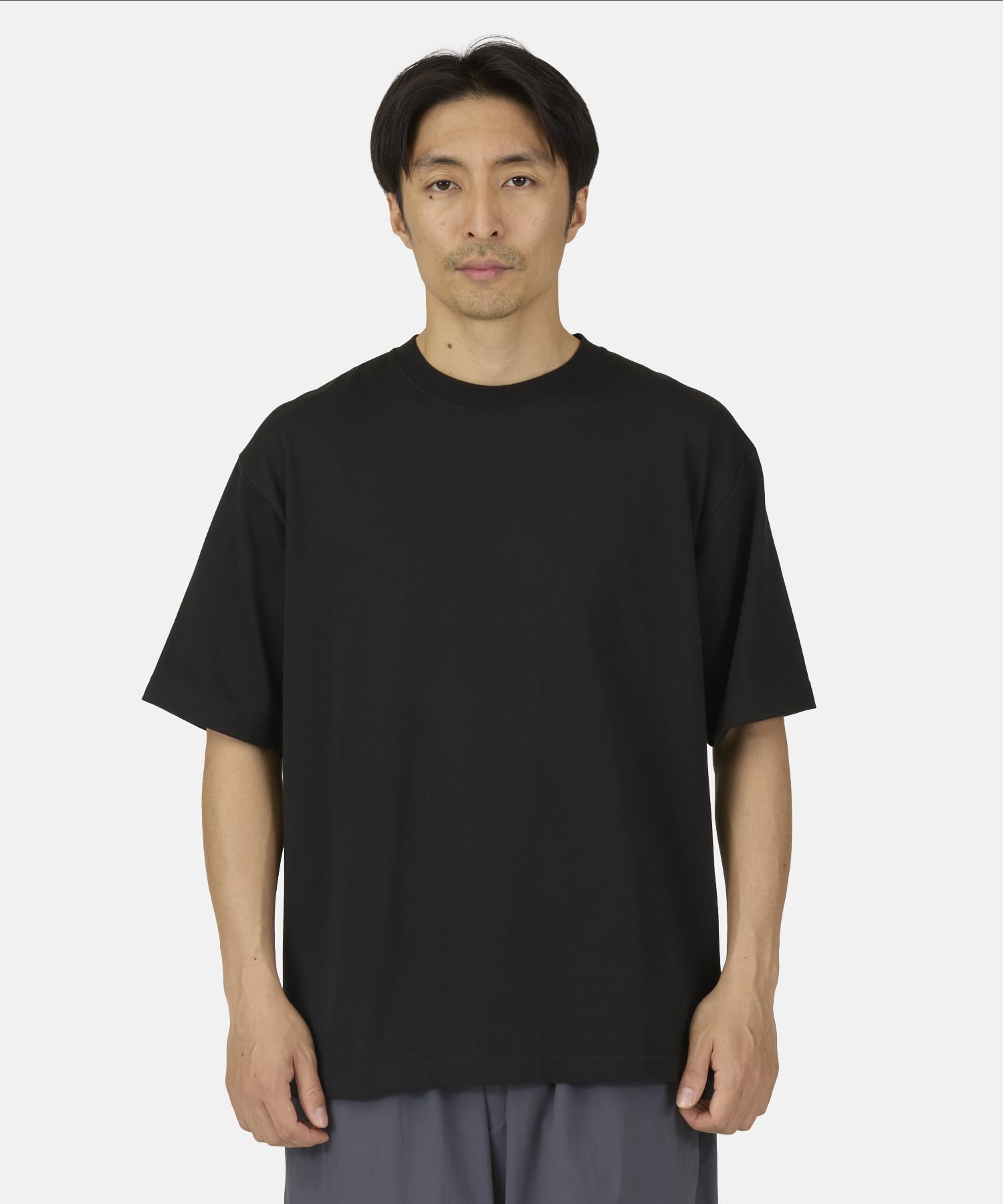 Snow Peak New Standard Back Printed Logo Short Sleeve for Men and Size L T-Shirt NSD-TS-25AU004 T-Shirt Women, Black, чёрный