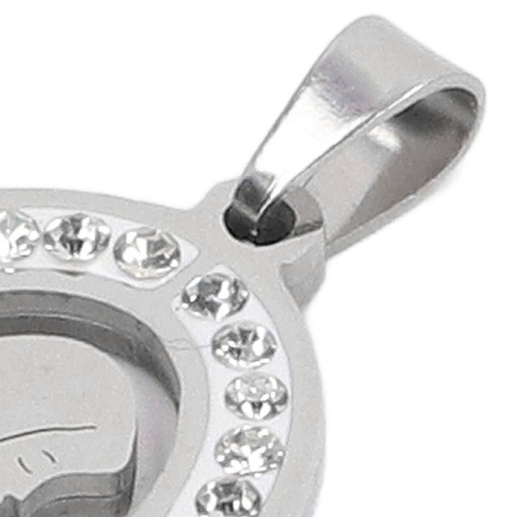 Virgin Mary Pendant Exquisite Carving   Steel Virgin Mary Jewelry for Men Women Daily Wear