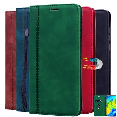 For Redmi Note 9S Case Magnetic Leather Wallet Phone Cases For Redmi Note 8T 9 8 7 Pro Max 8A 7A 6 6A K20 Mi A3 Lite Matte Flip Cover