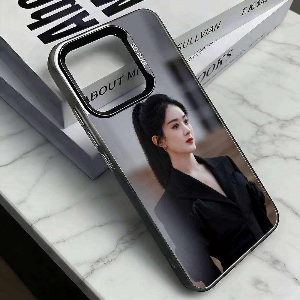 

Z-Zhao Liying Phone Case For iPhone 17,16,15,14,13,12,11 Plus,Pro Max,XS,Colored Silver Plated Inside Cover iPhone11PROMAX