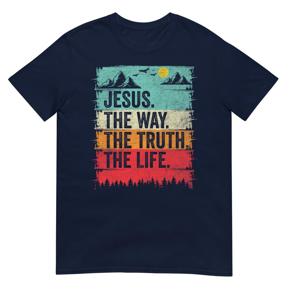 Jesus The Way Truth Life Unisex Unisex Kids Christian Worship Tshirt S