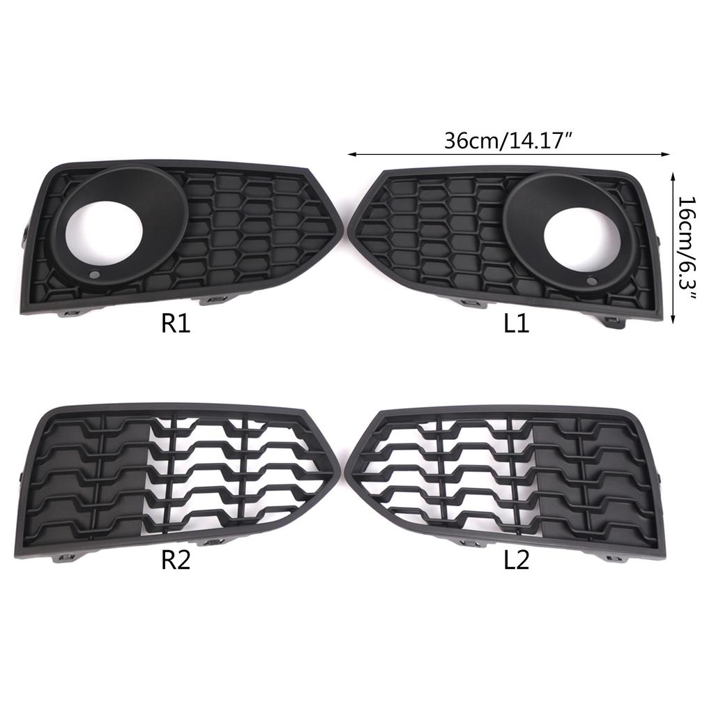 Lower Bumper Front Fog Lamp Air Guide Grille Trim Cover Compatible for 2Series F22 F23 High Quality Auto Styling Cover