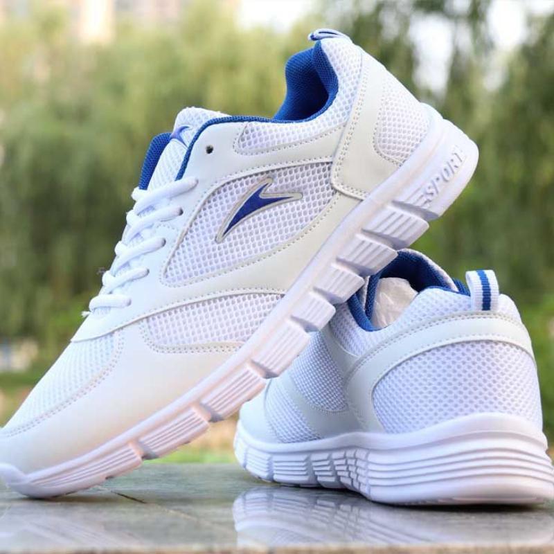 Jarní a letní pánské a dámské boty, prodyšné sportovní boty, ploché běžecké boty pro volný čas, lehké vycházkové boty