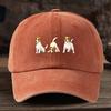 Fun and Cute Dog Print Baseball Hat Unisex Outdoor Fashion Versatile Peaked Hat Trend