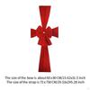 Front Door Red Bow Decoration Xmas for Holiday Window Home Festive