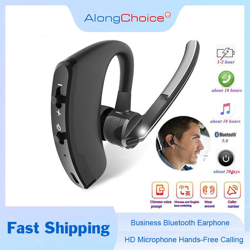 Casque Bluetooth professionnel avec microphone HD longue durée, réduction de bruit sans fil, casque de sport pour conducteur, compatible avec Xiaomi, Huawei, iPhone