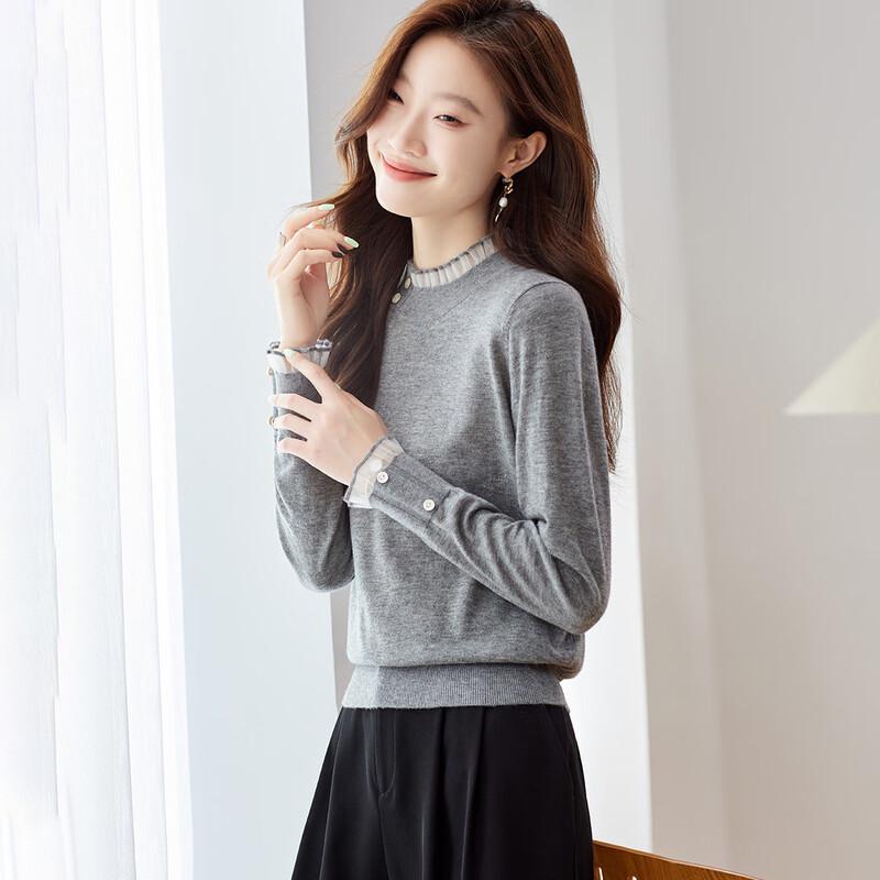 

Srcr Women s Slim-fit Ultra-fine Wool Knit Sweater M