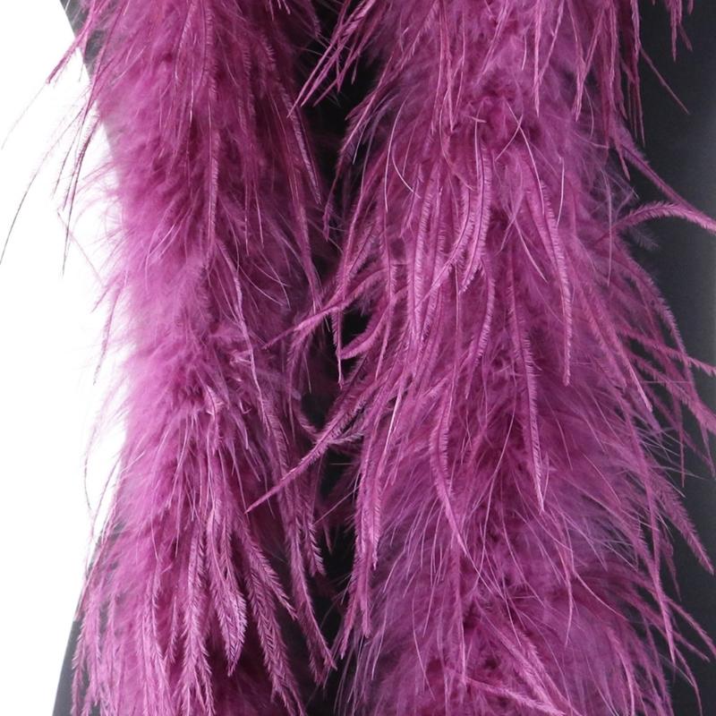 Stylish Ostriches Plumage Neck Wrap For Outfits And Home Decoration